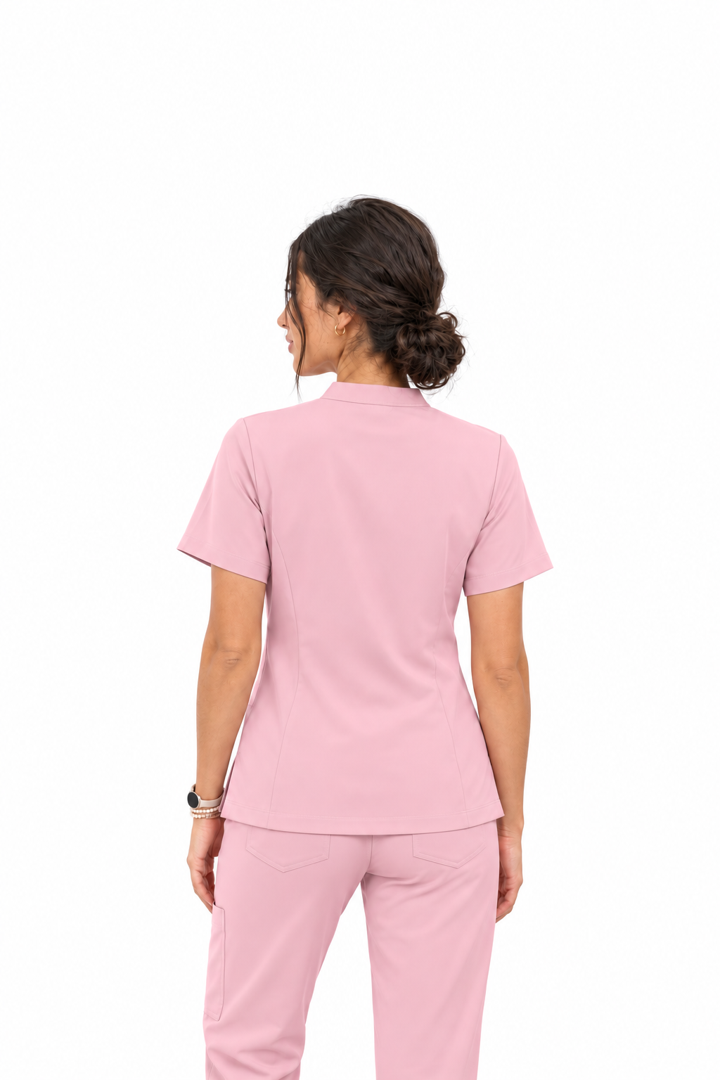 YAZA Women's Scrub – Blush Pink