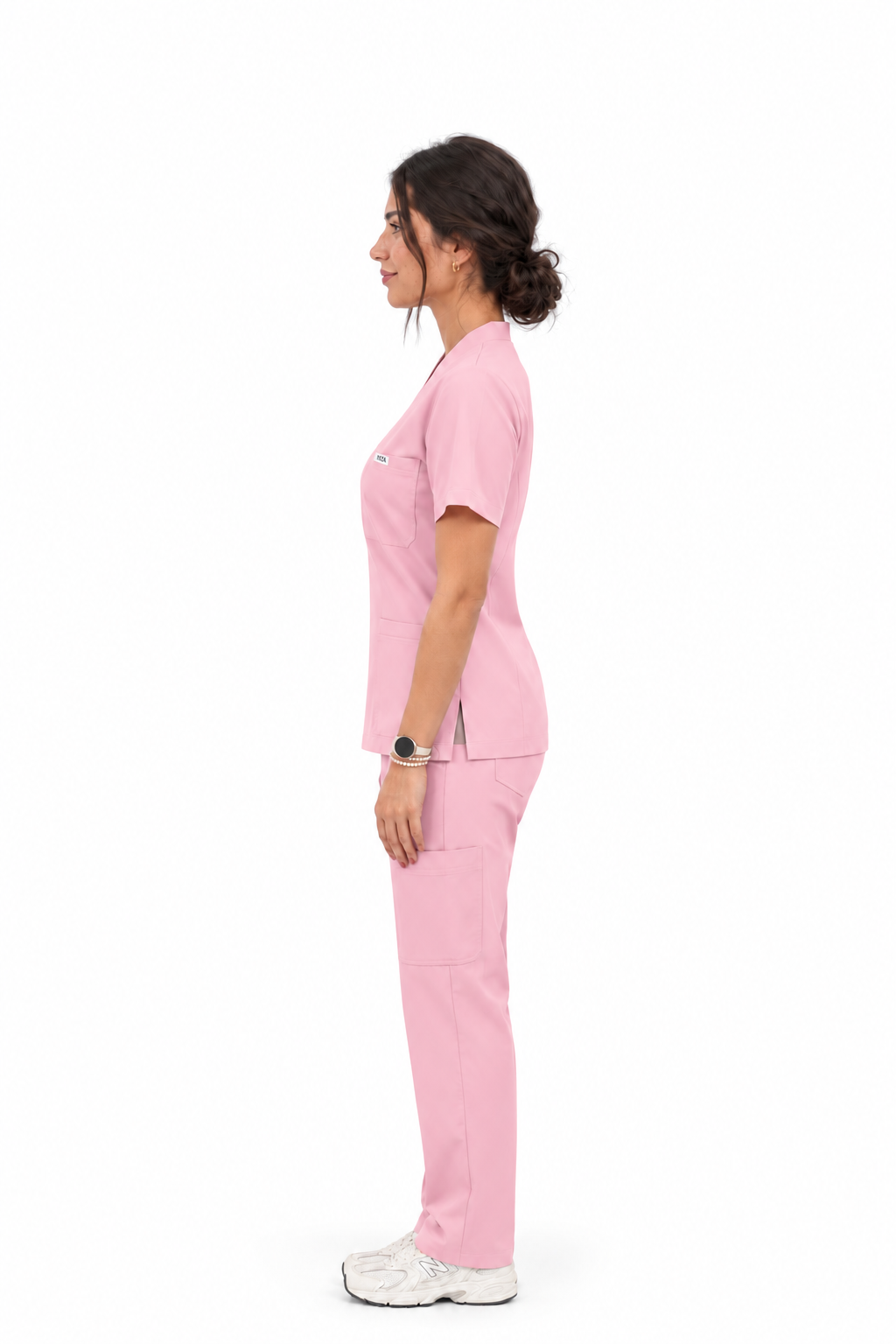 YAZA Women's Scrub – Blush Pink